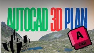 AutoCAD 3d plan Tutorial step by step guide for beginners 3dillution autocadplan 3dmodeling ren [upl. by Htomit]