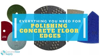 Edging Tips for Polishing Concrete [upl. by Yboc]