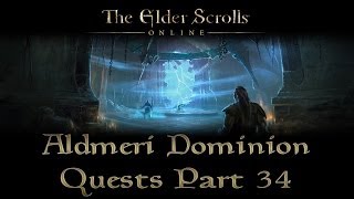 ESO  Aldmeri Dominion Quests  Part 34  Auridon Part 24  Banishing the Banished [upl. by Ynnob]