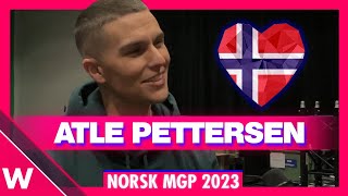 🇳🇴 Atle Pettersen quotMasterpiecequot  Melodi Grand Prix 2023 INTERVIEW [upl. by Curhan]