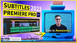 How to add Subtitles in Premiere Pro 2023  KaiCreative [upl. by Hallimaj504]