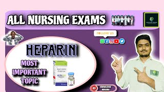 HEPARIN l SHORT REVIEW l ESI AND OTHER NURSING EXAM l SPECIAL CLASS BY Mr BISWAJIT SIR 💯🏆🚨📢 [upl. by Wack]