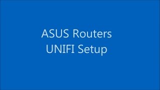 ASUS router quick howto Setup TM UNIFI [upl. by Yztim265]