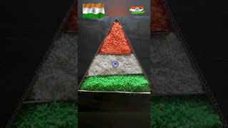 Indian ❤ flag craft 🇮🇳  easy craft shorts craft trending viral [upl. by Garratt403]