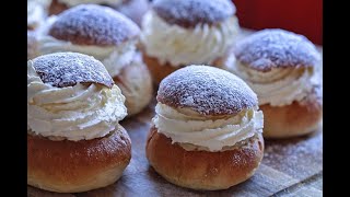 BEGINI CARA MEMBUAT SEMLA SEMLOR  HOW TO MAKE SWEDISH SEMLA SEMLOR [upl. by Zilber841]