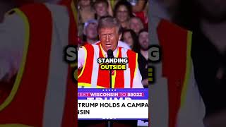 🚛 Trump Does Rally in a Garbage Truck Uniform – You Won’t Believe Why 😂 shorts trump maga [upl. by Noevart388]