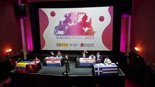 EFL Final  Madrid WUDC 2023 [upl. by Nallek]