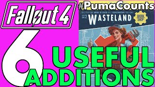 Fallout 4 Top 6 Settlement Constructable Items and Pieces from Wasteland Workshop PumaCounts [upl. by Hseham250]