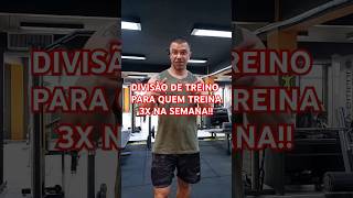 Divisão de treino para quem treina 3x na semana [upl. by Veradis863]