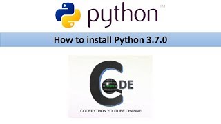 How to install Python 370 [upl. by Haduj367]