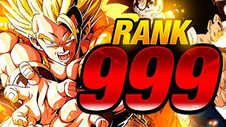 THE FINAL CROWN JEWEL ATTAINED RANK 999 FINALLY ACHIEVED DBZ Dokkan Battle [upl. by Tera]