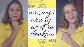 38 chemia WZORY I NAZWY WODOROTLENKÓW [upl. by Bronny]