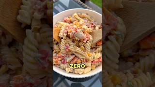 Sałatka z makaronem i kurczakiem 🥰 furajedzenia food przepis recipe salad pastasaladrecipe [upl. by Tnek]