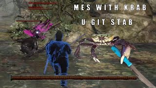 First time summoned by mans world Crab joined PVP  Dark Souls III [upl. by Ginelle]