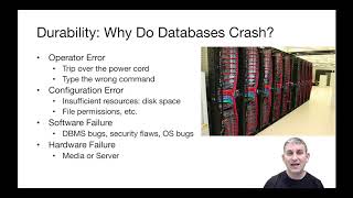 Lecture 20 Part 2 Need for Atomicity and Durability SQL support for Transactions [upl. by Loferski959]