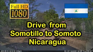 255 🇳🇮 Drive from Somotillo to Somoto  Nicaragua [upl. by Leinoto]