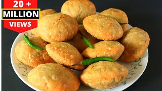 easy kachori recipe moong dal kachori recipe in hindi [upl. by Cosenza]