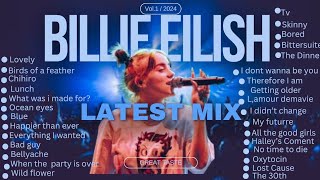 BILLIE EILISH LATEST SONGS 2024  Top Remixes and Hits Compilation [upl. by Nitsruk457]