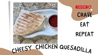 Cheesy chicken quesadilla recipe  try this cheesy recipe once [upl. by Ymer]