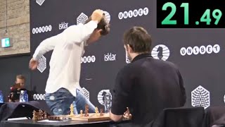 The Fastest Losses of Magnus Carlsens Career [upl. by Glanti]