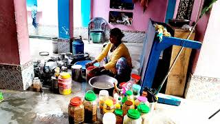 kitchen ka sara dabba Dhote Hue housewife hard work Safai Safai [upl. by Chastity411]