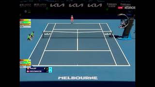 Tennis Elbow 4 Halep vs Wozniacki AO 2018 Final [upl. by Noedig233]