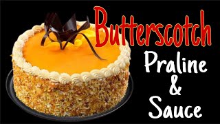 How to Prepare Butterscotch cake Sauce amp PralineMalayalamReenas Kalavara [upl. by Simona]