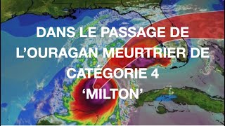 Dans le passage de l’ouragan mortel de catégorie 4 ‘Milton’ ouragan milton floride cat4 tampa [upl. by Araht]