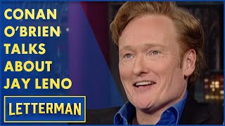 Conan OBrien Talks About Jay Leno  Letterman [upl. by Kostman]