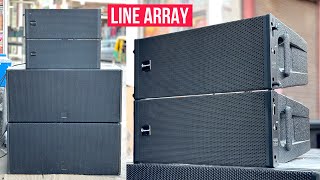 DJ Line Array Long Throw और कड़क आवाज़।AudioStandard HDL20 [upl. by Francisco]