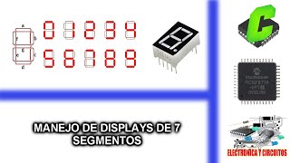 9 CURSO MICROCONTROLADORES PIC  MANEJO DE DISPLAYS DE 7 SEGMENTOS [upl. by Tlaw]