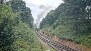 Caledonian Railway loco 419 at Groombridge Sept 2024 Spa Valley Railway [upl. by Tobiah]