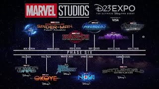 MARVEL D23 PANEL ANNOUNCEMENTS Marvel News Marvel reveals Marvel 2024 Marvel Panel Disney Plus [upl. by Anikehs]