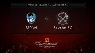 MYM vs ScytheSG  Winner Quarterfinal  Dota 2 International  No Commentary [upl. by Sakmar25]