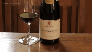 CrozesHermitage Grand Classique 2015 wine review [upl. by Ranzini684]