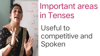 Important areas in Tenses DSC SI Bank exams and Spoken English [upl. by Rosse]