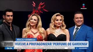 Aracely Arámbula vuelve al teatro con quotPerfume de Gardeniaquot  Noticias con Francisco Zea [upl. by Zaccaria]