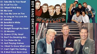 WestlifeMLTRBackstreet Boys Boyzone  90s Boy Bands Playlist 2024 [upl. by Prober81]