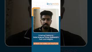 Vinay Gaikwad’s Data Science career success story  datascienceinspiration [upl. by Nayve35]