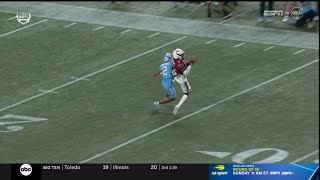 2023 USC vs UNC  ODonnell Fortune Interception [upl. by Blakelee21]