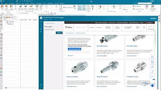 NX2406 CAM YENİLİKLERİ  Cloud Connect Tool Manager Holder Import from Vendor [upl. by Nelyk781]