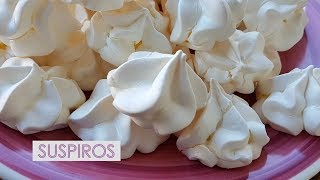 Receta de Merengue Suizo hechos suspiros  tutorial paso a paso [upl. by Ydnal]