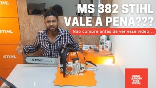 Motosserra MS 382 Stihl  Vale a pena Unboxing [upl. by Parker]