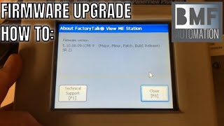 Panelview Plus 600 Firmware Upgrade  How To [upl. by Narahs877]