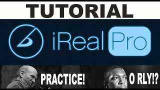 iReal pro tutorial review  backing track jazz standard [upl. by Grete695]