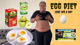 VERSATILE VICKY EGG DIET  LOSE 10KG IN 10 DAYS  DOES IT WORK  EXHIBIT NTU weightloss [upl. by Eiduj]