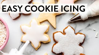 Easy Cookie Icing  Sallys Baking Recipes [upl. by Petrina797]