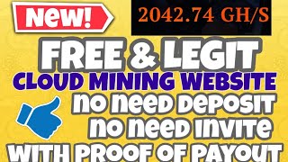 FREE and LEGIT CLOUD MINING WEBSITE 2020  with proof of payment  Bitlandpro [upl. by Eylsel]