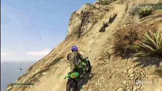 Petite balade en moto cross sur GTAV [upl. by Kuska]