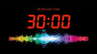 30M Digital Clock Countdown  30 Minutes Timer with alarm [upl. by Shulamith]